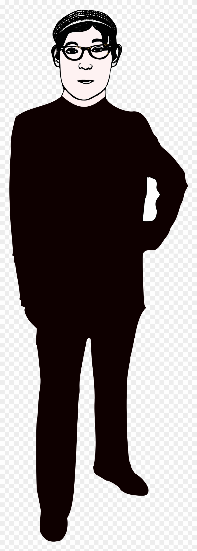 This Free Icons Png Design Of Fukutaro-whole Body - Silhouette Clipart #3737031