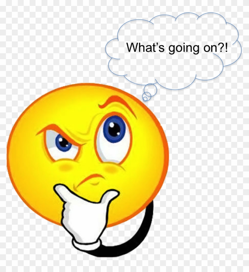 The Gallery For > Questioning Face Emoticon - Gif Smiley Qui Pense Clipart