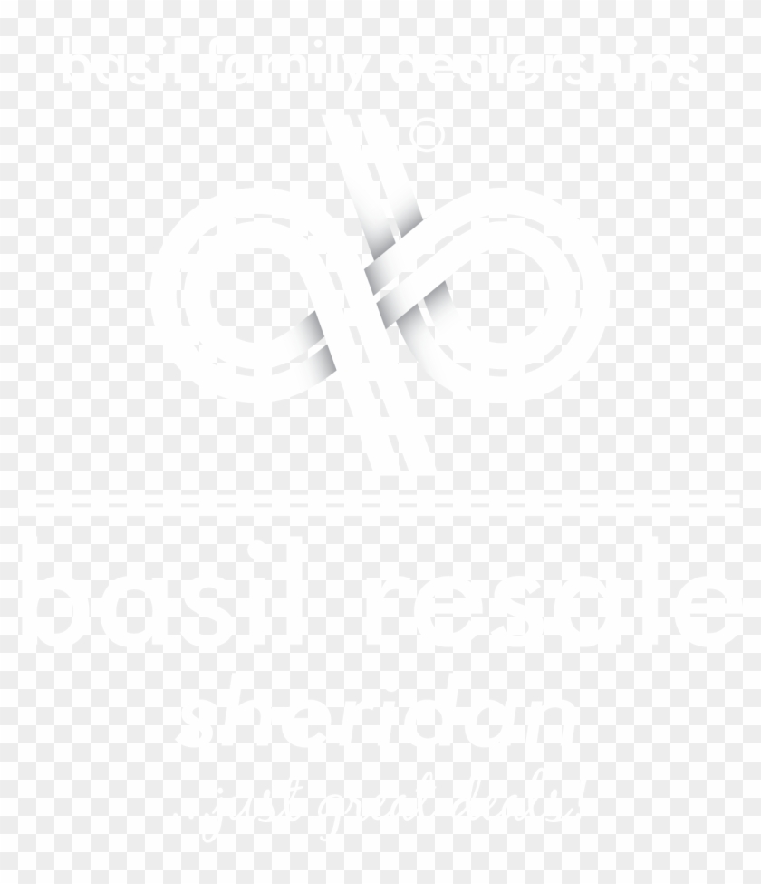 Basil Resale Sheridan Stacked White Png - Graphic Design Clipart