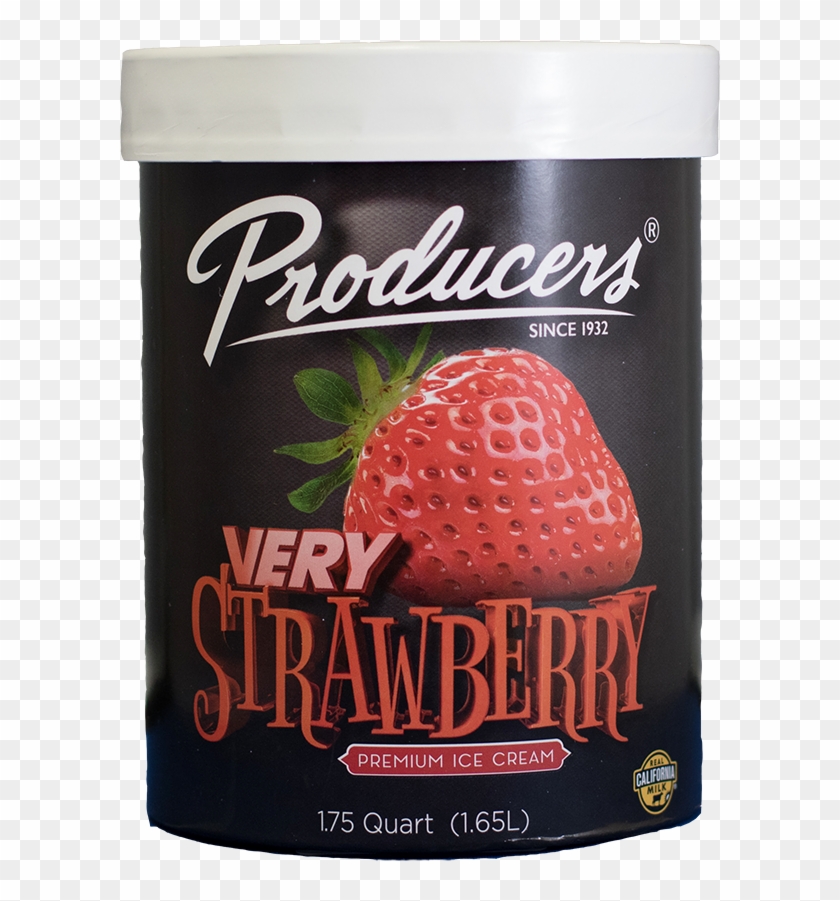 Very Strawberry Ice Cream - Strawberry Clipart #3738622