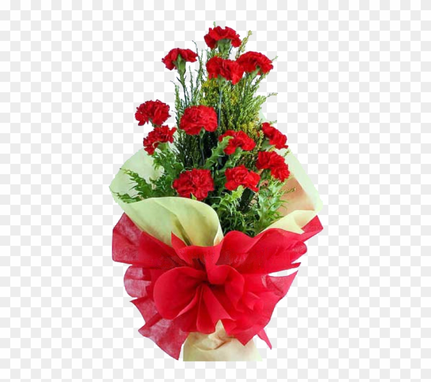 1 Dozen Red Carnation - Garden Roses Clipart #3738803