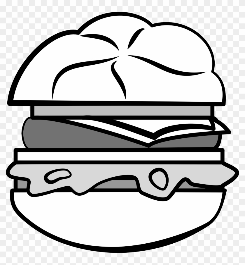 Vector Royalty Free Stock Another Big Image Png - Hamburguesa .svg Clipart