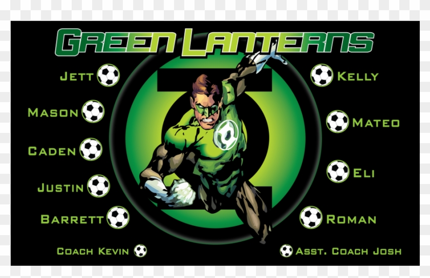 3'x5′ Vinyl Banner Green Lanterns - Green Lantern Clipart