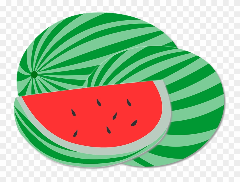 Graphic Watermelon Green Design - Vektor Semangka Clipart