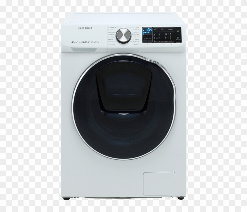 Samsung Quickdrive™ Wd80n645oow 8kg / 5kg Washer Dryer - Samsung Washing Machine With Dryer Clipart
