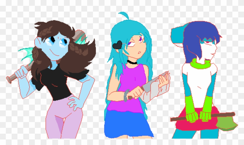 Bad Girls - Cartoon Clipart