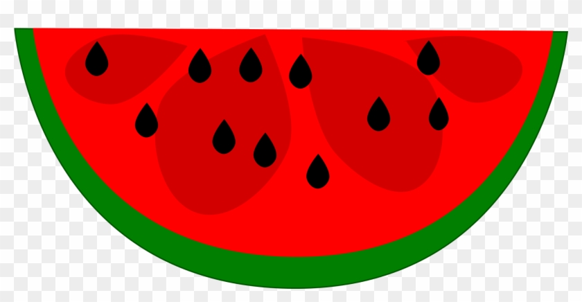 Watermelon Cucumber Food - Red Watermelon Clip Art - Png Download #3740175