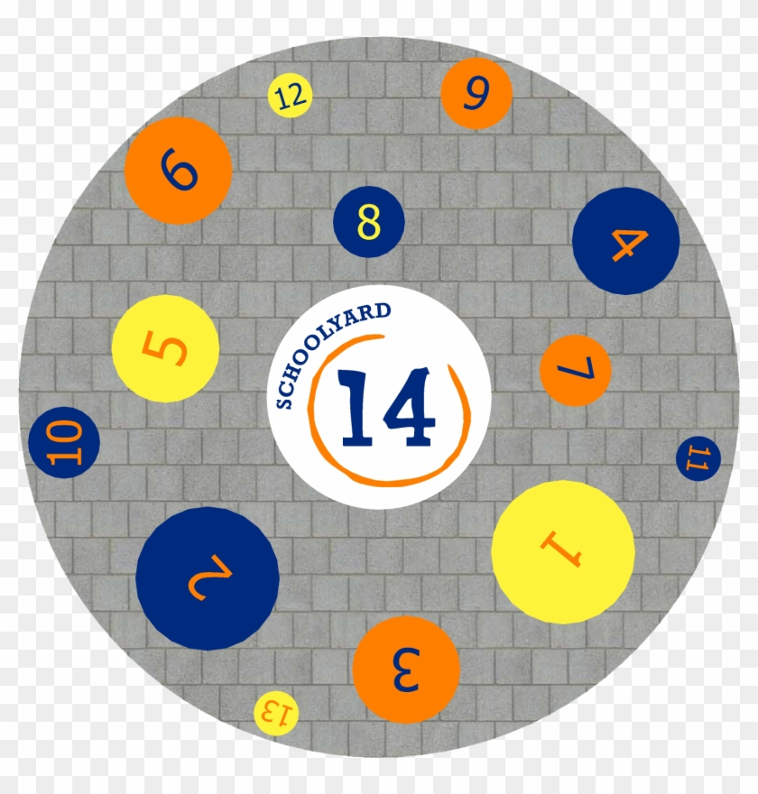 Pintura De Suelo Bolas 171018 112210 - Circle Clipart #3740580