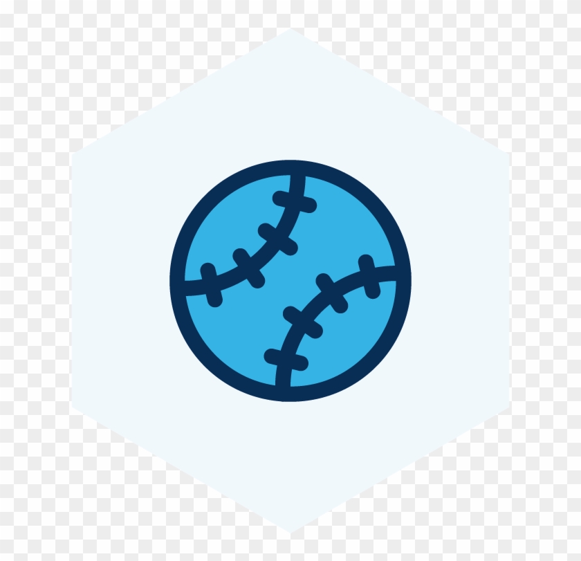 Baseball - Circle Clipart #3740683