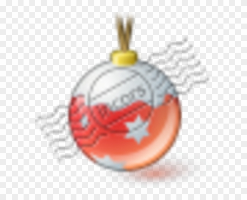 Christmas Ball Red Image - Locket Clipart #3740804