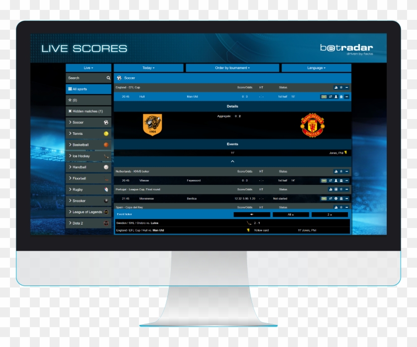 Live Scores Pc Br - Manchester United Clipart #3740809