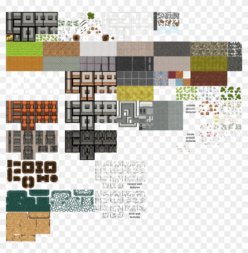Download This Image - Prison Architect Sprite Sheet Clipart