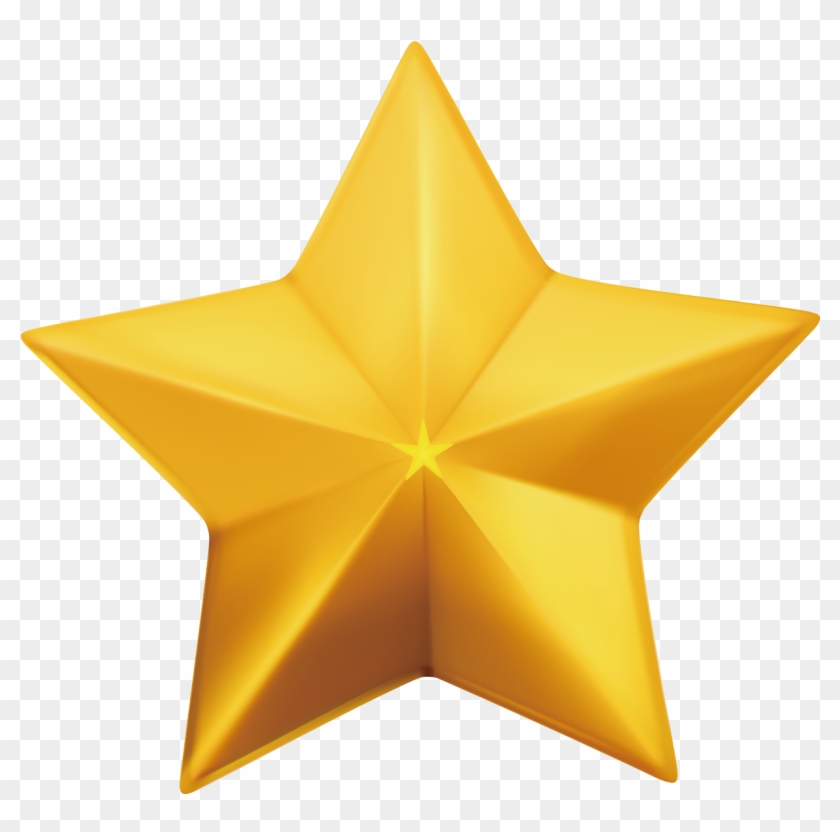 Estrella Vector De Bolas De Iconos Gratis - Golden Yellow Star Png Clipart