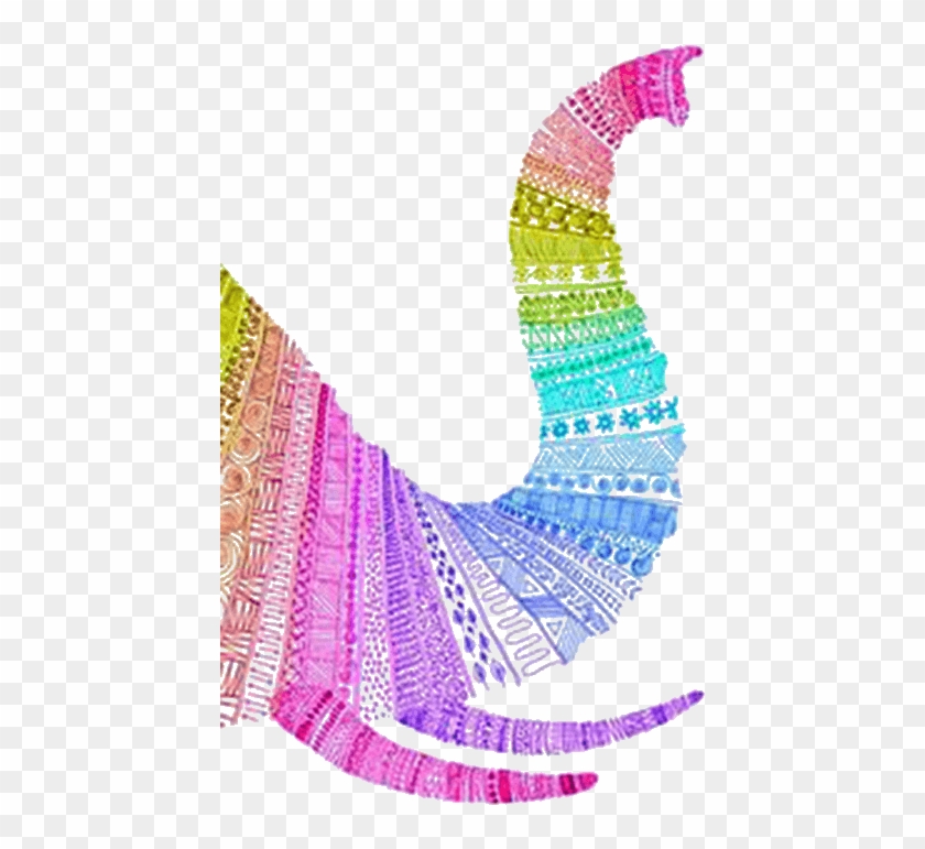 An Elephant Trunk Seems To Be A Really Strange Thing - Illustration Clipart