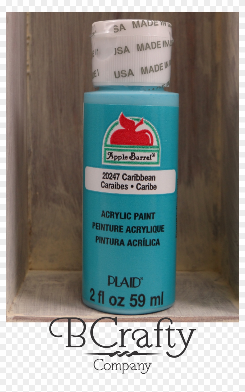20247 Caribbean Apple Barrel Craft Paint - Bottle Clipart #3741079