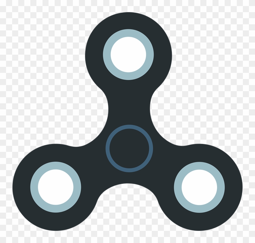 Tendencia Movimiento Rotación Rodamientos De Bolas - Fidget Spinner Clipart