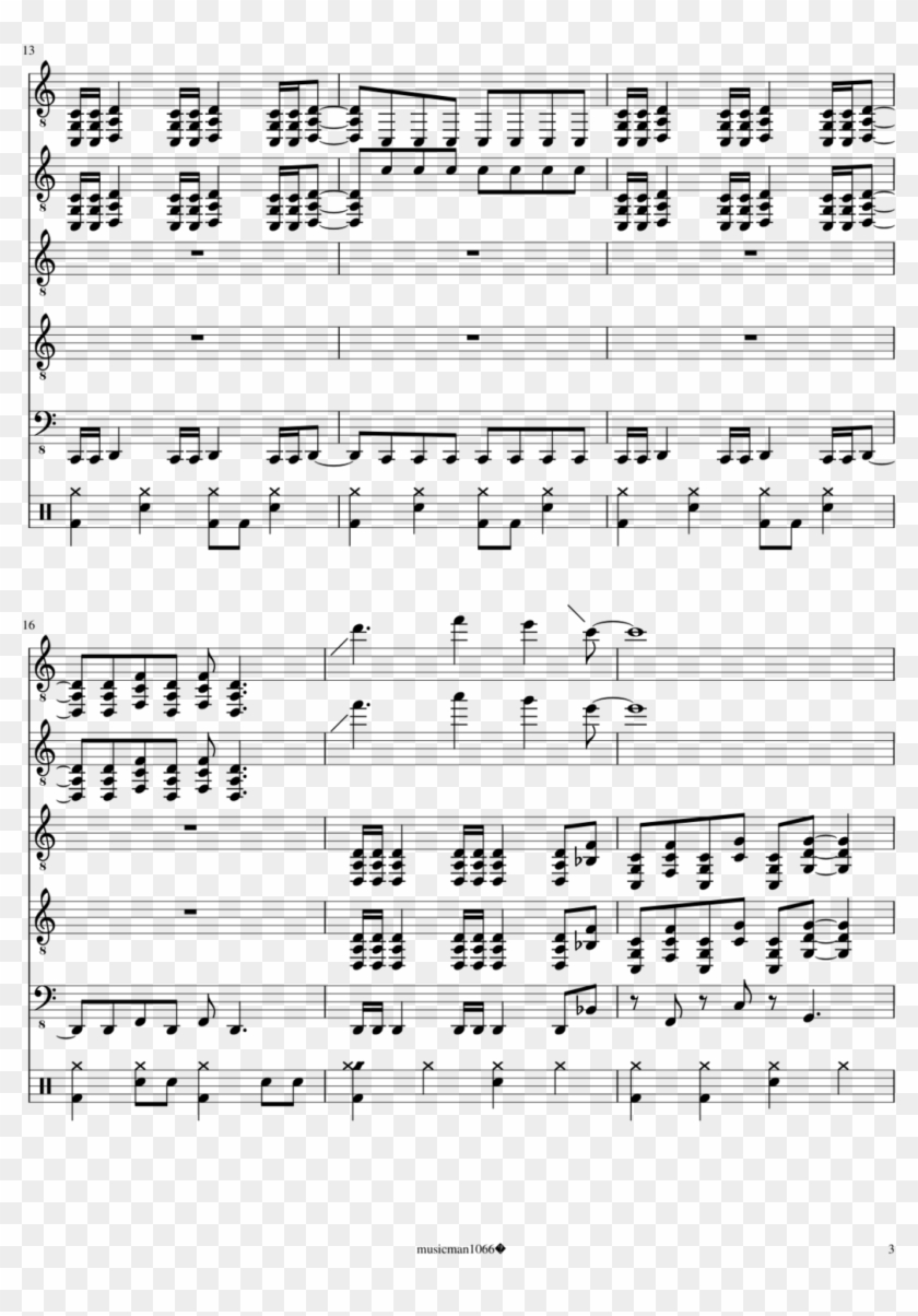 Hit The Floor Slide, Image - Sheet Music Clipart