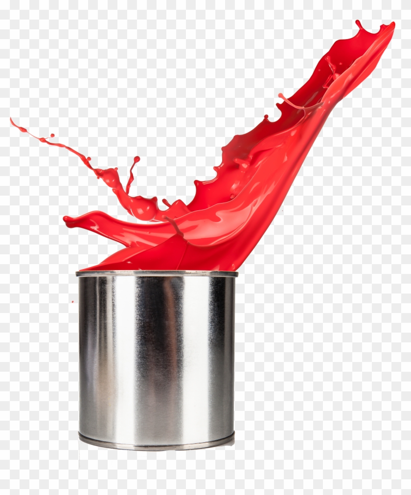 Bucket Transparent Red Paint - 紅 油漆 Clipart #3742089