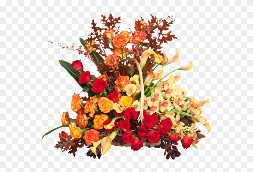 Autumn Goodbye Basket - Bouquet Clipart