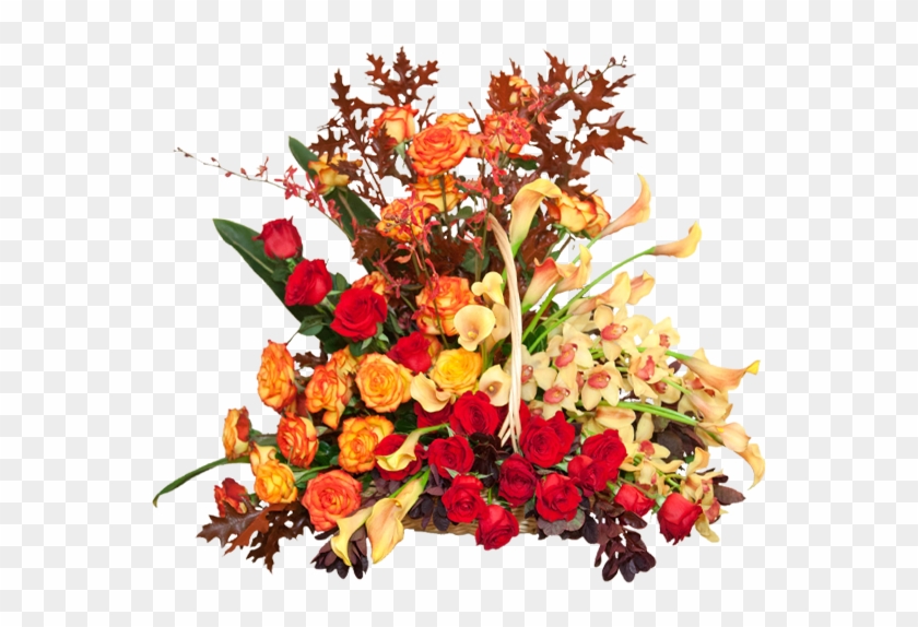 Autumn Goodbye Basket - Bouquet Clipart #3742161