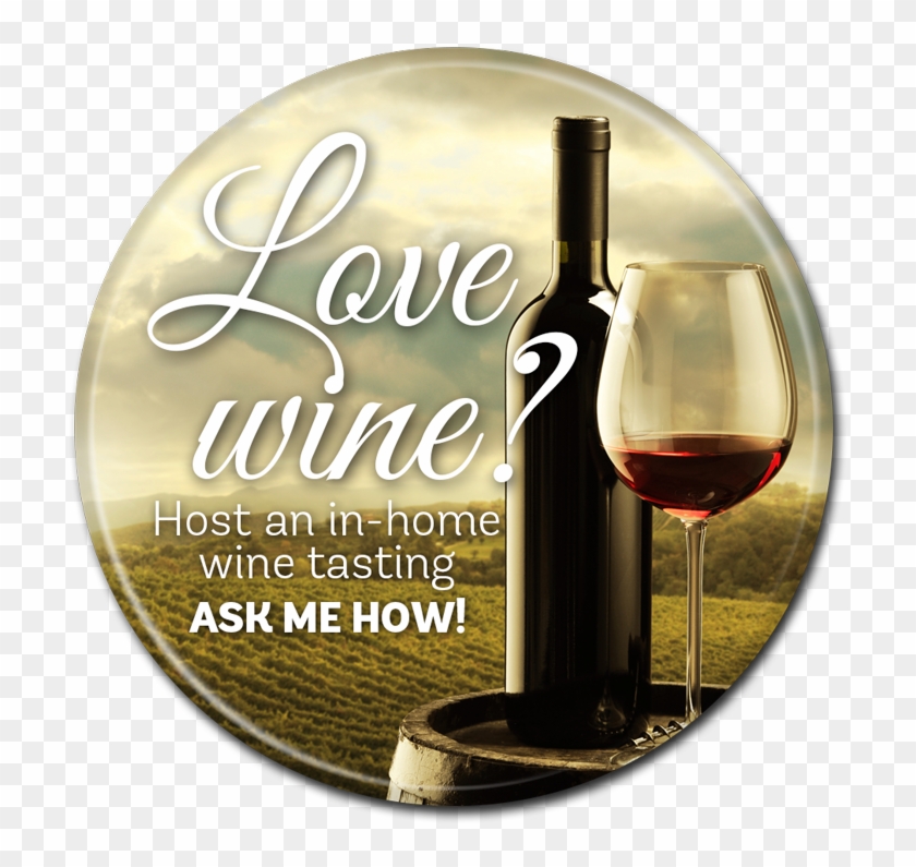 Promotional Button - - Glass Of Wine Clipart #3742164