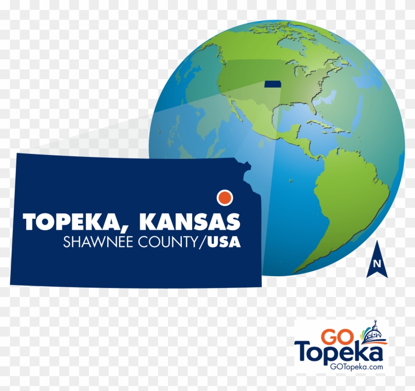 5 Gtep Globe-ks Map - Go Topeka Clipart #3742364