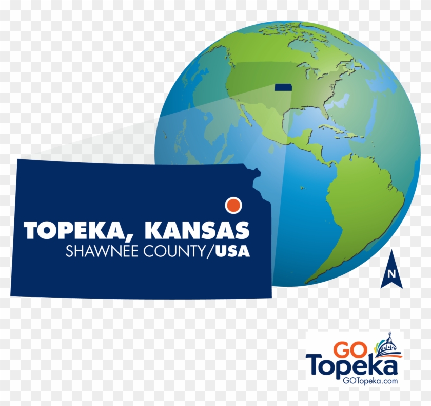 5 Gtep Globe-ks Map - Go Topeka Clipart