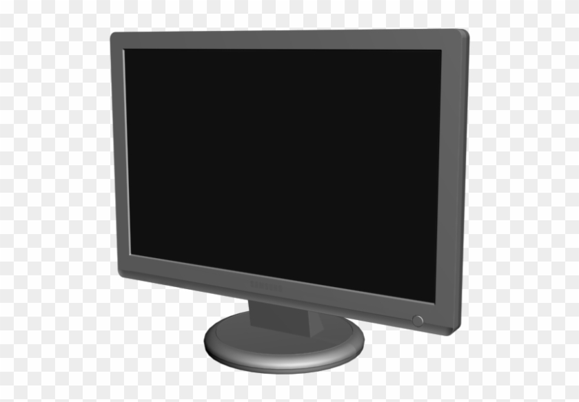Lcd Flatscreen - Led-backlit Lcd Display Clipart