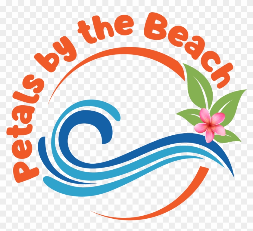 Petals By The Beach - Illustration Clipart