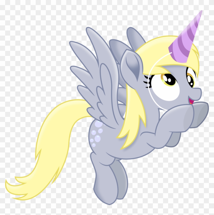My Little Pony Clipart Pegasus Unicorn - My Little Pony The Movie Derpy Hooves - Png Download
