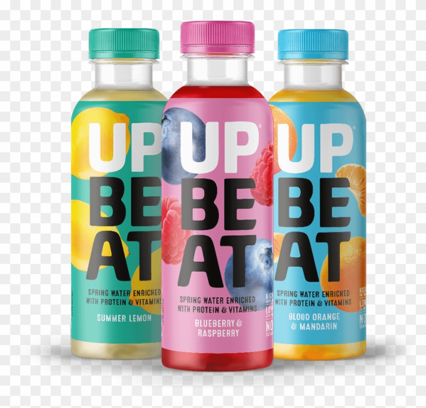 Upbeat Drinks Water - Plastic Bottle Clipart #3743706