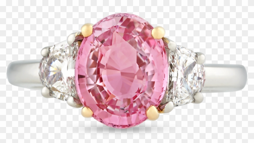 Padparadscha Stone Png Image Background - Padparadscha Sapphire Clipart