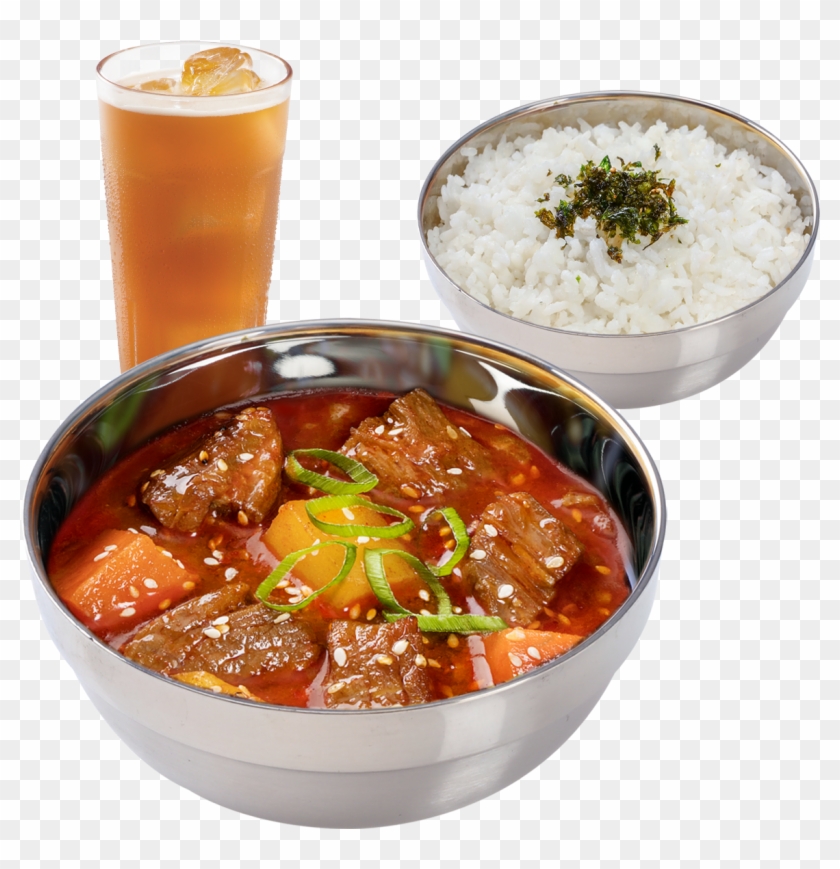 Spicy Korean Beef Stew Meal - Korean Beef Stew Bonchon Clipart #3743745