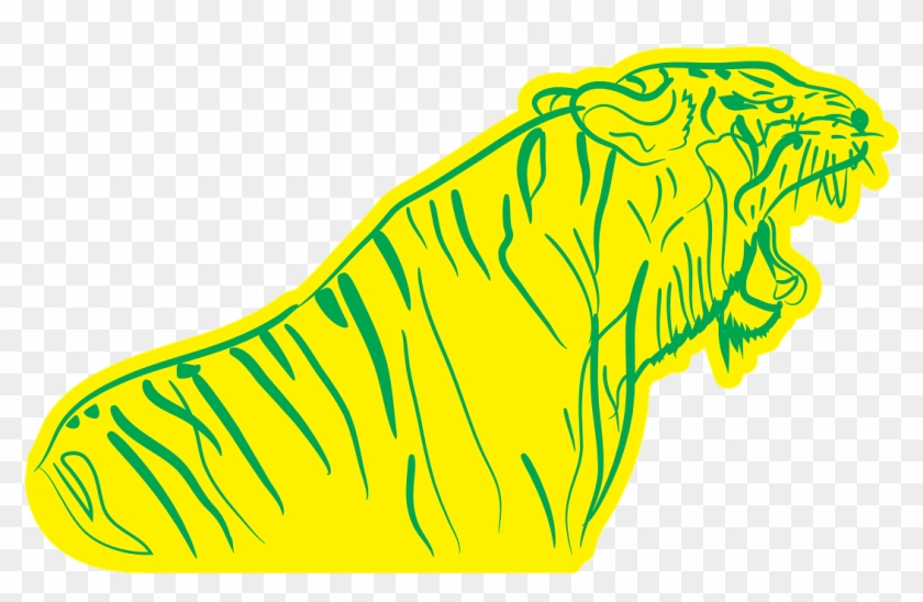 Tiger Roaring Animal - Tiger Clipart #3744123
