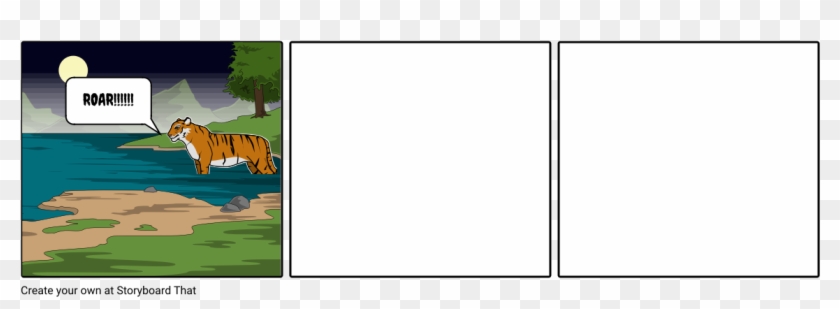 Tiger - Palm Tree Clipart