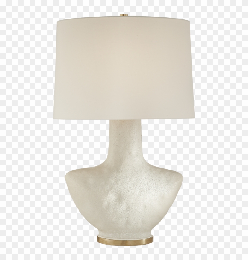 Armato Small Table Lamp In Porous White Ceramic - Lampshade Clipart