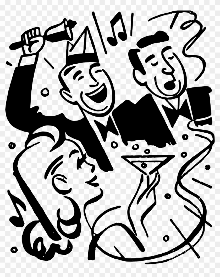 Image Transparent Library Party Medium Image Png - Happy New Year 2017 Drawing Clipart