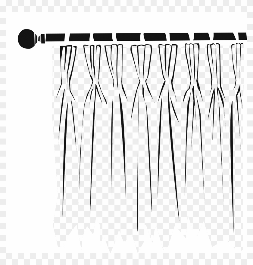 Banner Library Stock Curtain Pleat Information Britannia - Curtain Clipart #3744464