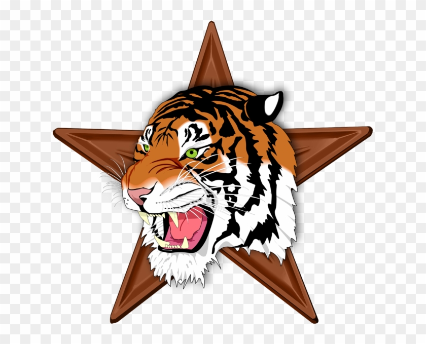 Mammal Barnstar Hires - Jerome High School Tiger Clipart #3744951