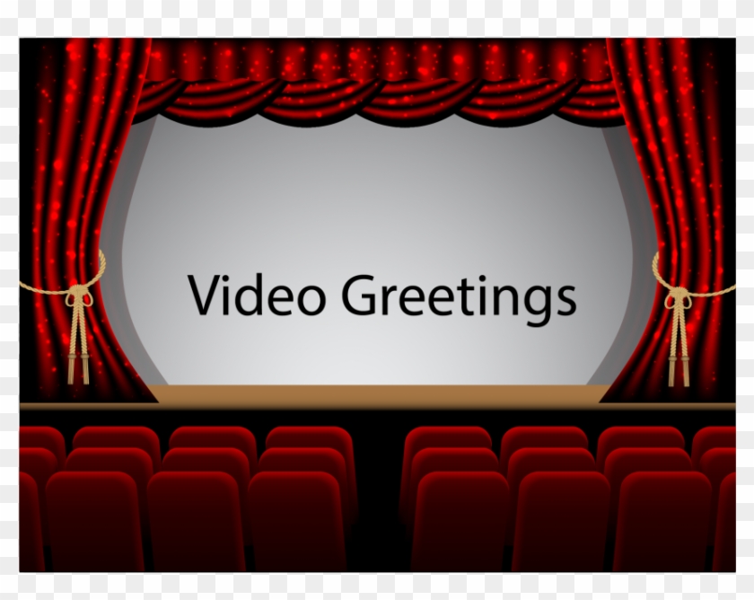 Click On Below Graphics - Movie Theater Cinema Template Clipart