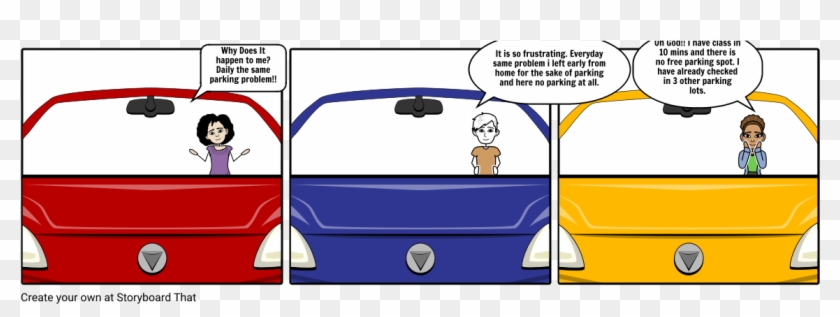 Smart Parking System - Dialogue About Traffic Jam Clipart