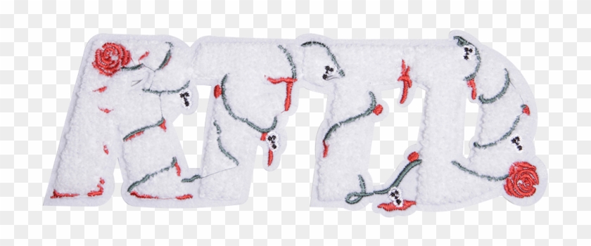 Chenille Letters Decorate With Rose Chenille Patch - Games Clipart