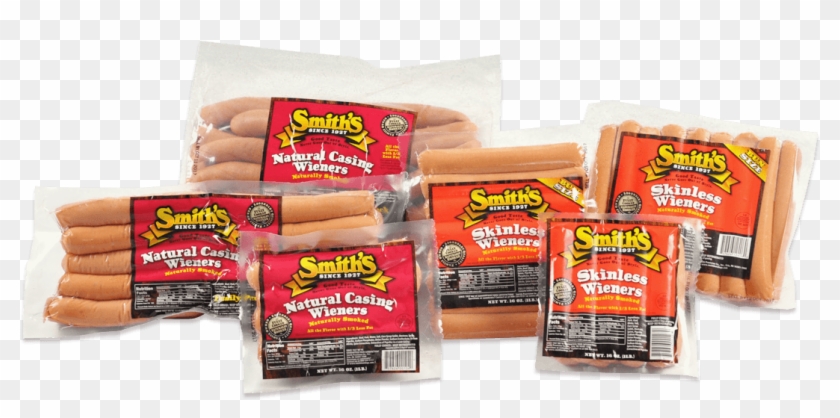 Smiths Wieners, Natural Casing - Smith's Skinless Hot Dogs Clipart