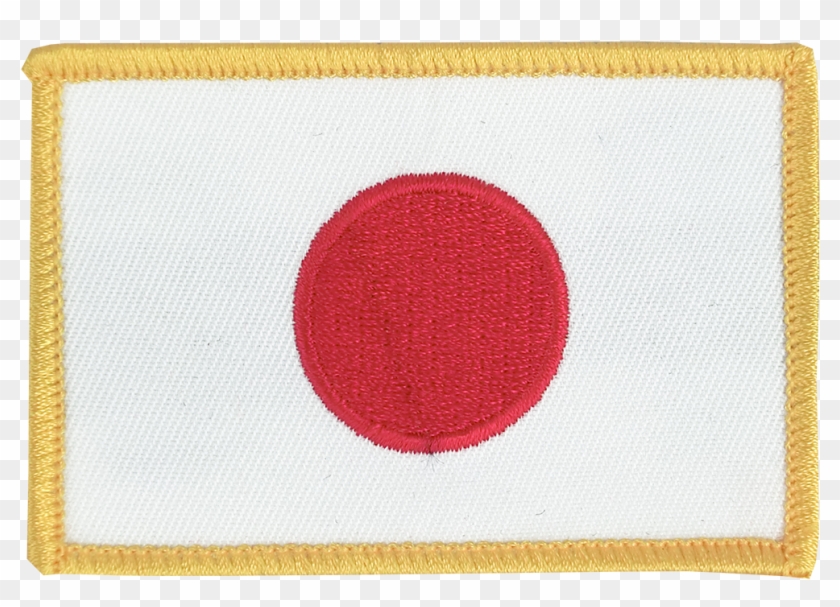 Japan Flag Patch - Circle Clipart
