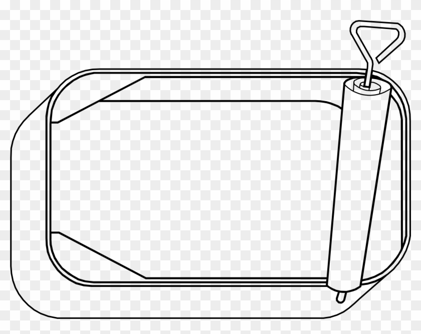 Sardine Can Big Image Png Ⓒ - Line Art Clipart