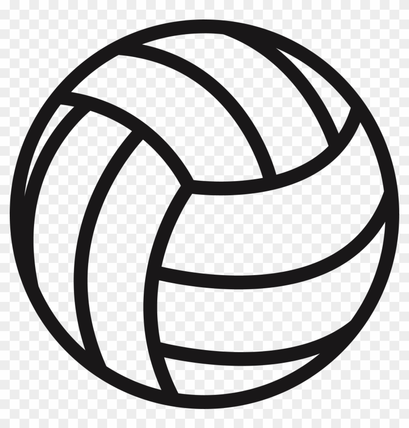 Volleyball Clip Line Art - 배구공 Png Transparent Png #3746421