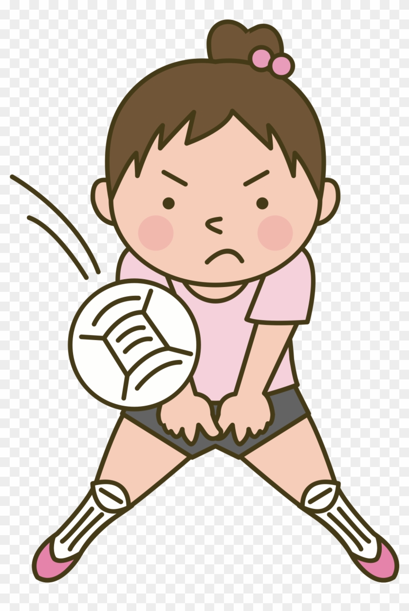 Volleyball Png Image - Girls Playing Sport Clipart Transparent Png #3746613