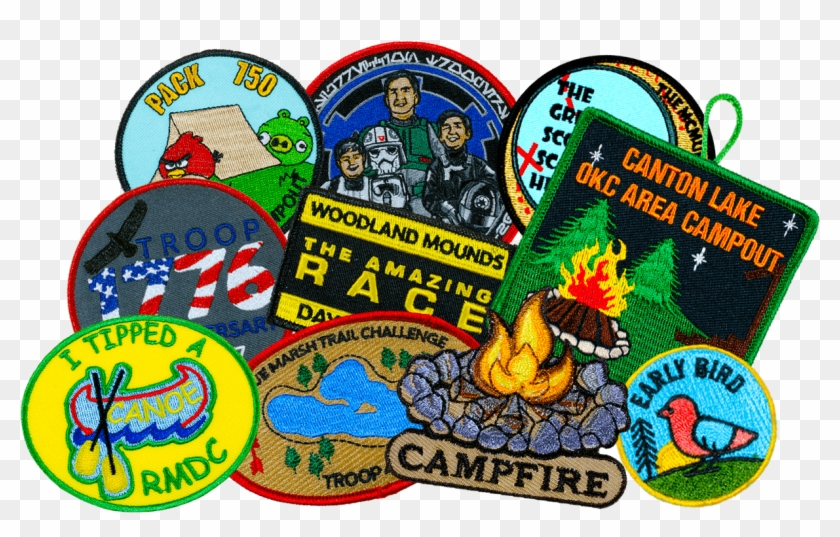 Custom Scout Patches - Label Clipart