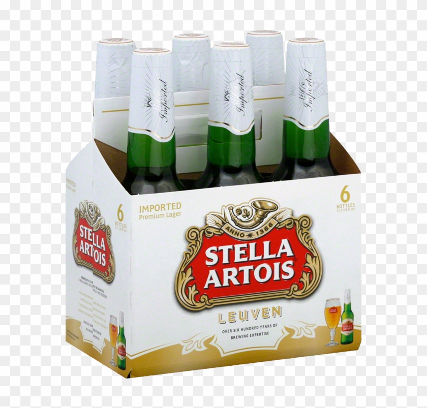 Picture Of Stella Artois Beer 6 Pack Bottles - Stella Artois 12 Bottles Clipart