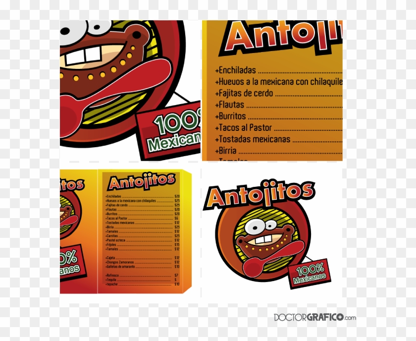 Diseno De Aplicacion Grafica Comida Mexicana Guadalajara - Printing Clipart #3746791